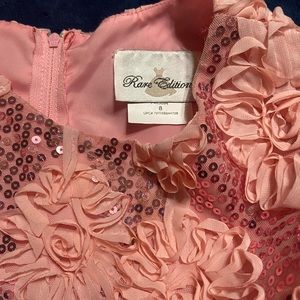 Girls Size 8 Pink Sequence Dress